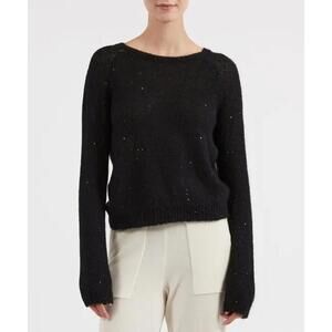 ATM Sequin Sweater Alpaca/Wool Blend - Medium